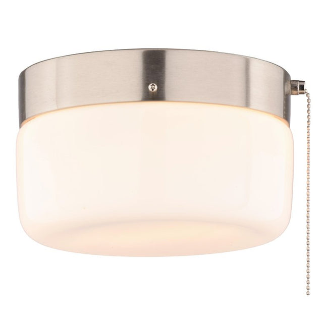 Boston Harbor OG24014 Ceiling Light, 120 V, 2-Lamp, CFL, LED Lamp, Stainless Steel Fixture, Satin Nickel Fixture