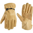 Wells Lamont 1140-XL Gloves, Men's, XL, Keystone Thumb, Adjustable Wrist, Ball and Tape Cuff, Cowhide Leather, Brown/Tan