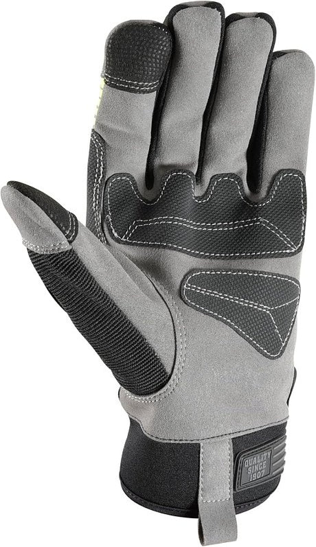 Wells Lamont FX3 Series 7864-XL Gloves, Men's, XL, PVC/Synthetic Leather, Gold/Yellow