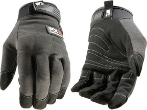 Wells Lamont FX3 7850L All-Purpose Work Gloves, Men's, L, Adjustable Cuff, Neoprene/Spandex/Synthetic Leather