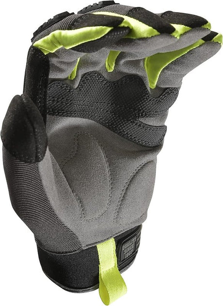 Wells Lamont 7861-L Gloves, Men's, L, Reinforced Thumb, Adjustable Wrist, Hook and Loop Cuff, Black