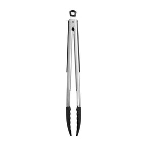Farberware 5216358 Kitchen Tongs, Silicone/Stainless Steel, Black/Silver, Dishwasher Safe: Yes, Pack of 3