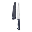 Farberware 5301747 Slicer Knife, 8 in L Blade, Stainless Steel Blade, Polypropylene Handle, Black Handle, Plain Blade, Pack of 3