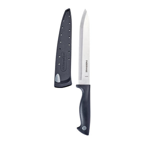 Farberware 5301747 Slicer Knife, 8 in L Blade, Stainless Steel Blade, Polypropylene Handle, Black Handle, Plain Blade, Pack of 3