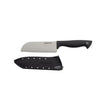 Farberware 5301751 Santoku Knife, 5 in L Blade, Stainless Steel Blade, Polypropylene Handle, Black Handle, Plain Blade, Pack of 3