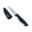 Farberware 5301753 Paring Knife, 3-1/2 in L Blade, High-Carbon Stainless Steel Blade, Polypropylene Handle, Black Handle, Pack of 3