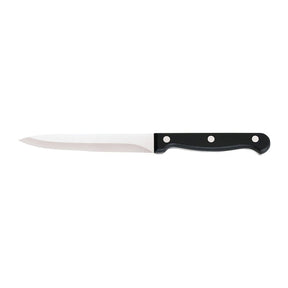 Chicago Cutlery Essentials 1092192 Serrated Utility Knife, 4-3/4 in L Blade, Stainless Steel Blade, Traditional Handle