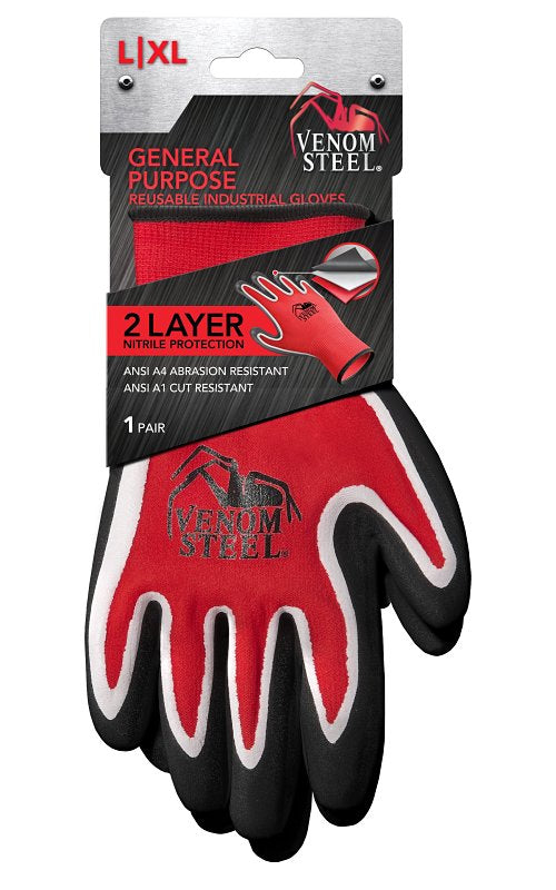 Medline VENGP100XLV1 Work Gloves, L/XL