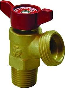 B & K Quarter Master ProLine Series 102-054HN Boiler Drain Valve, 3/4 in Connection, MPT x FIP, 125 psi Pressure