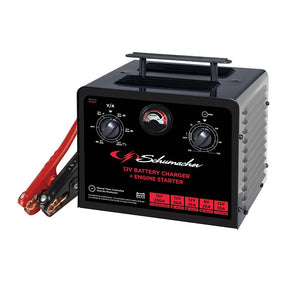 Schumacher SC1667 Timer Controlled Battery Charger and Jump Starter, 6/12 V, 250 A