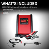 Schumacher SP1298 Automatic Battery Charger, 12 V Output, 12/6 V Battery, 6 A Charge, Red