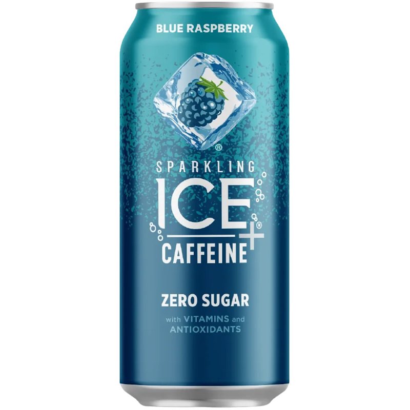 Sparkling Ice 16571953843 Blue Raspberry Sparkling Water, 16 fl-oz Can, Pack of 12