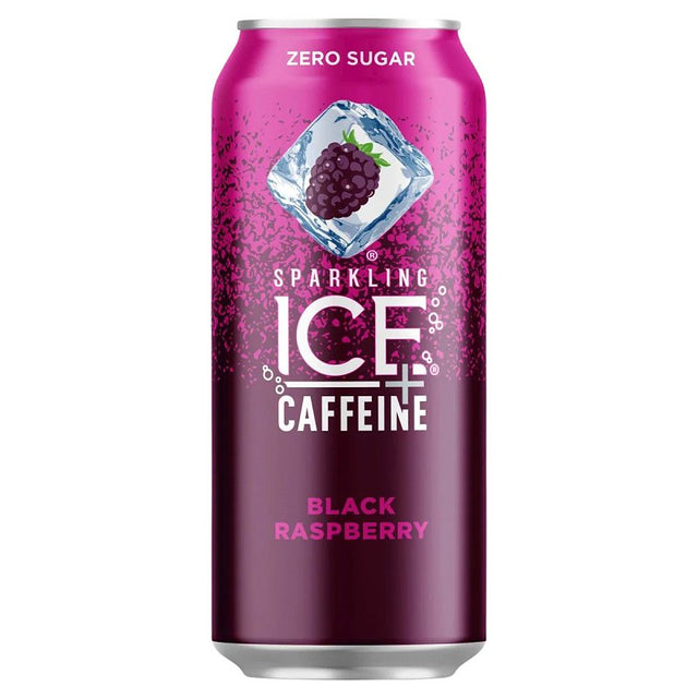 Sparkling Ice 16571953867 Black Raspberry Sparkling Water, 16 fl-oz Can, Pack of 12