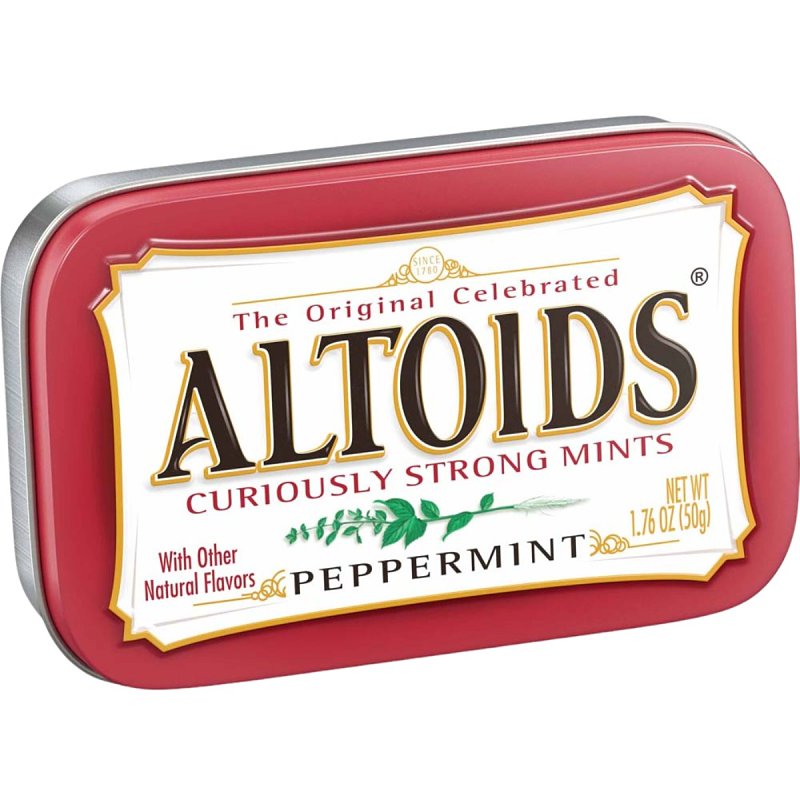 Altoids 63140 Mint, Peppermint, 1.76 oz, Pack of 12