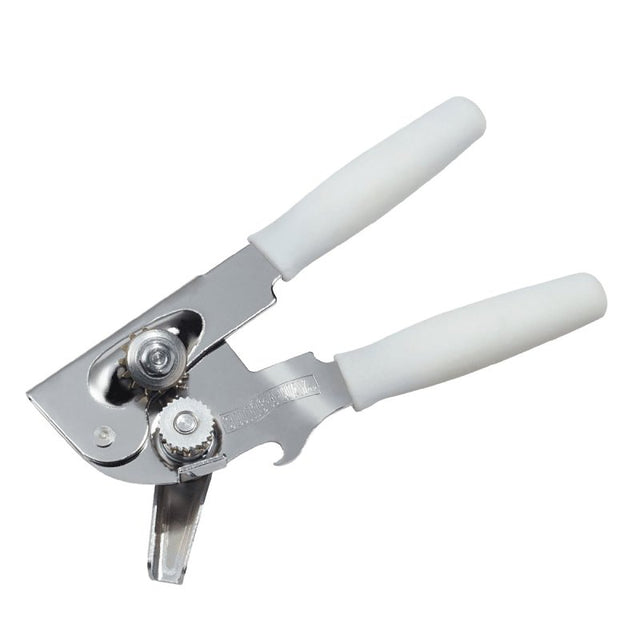 Swing-A-Way 407WH Can Opener, Comfort-Grip Handle, Steel, White, Pack of 6