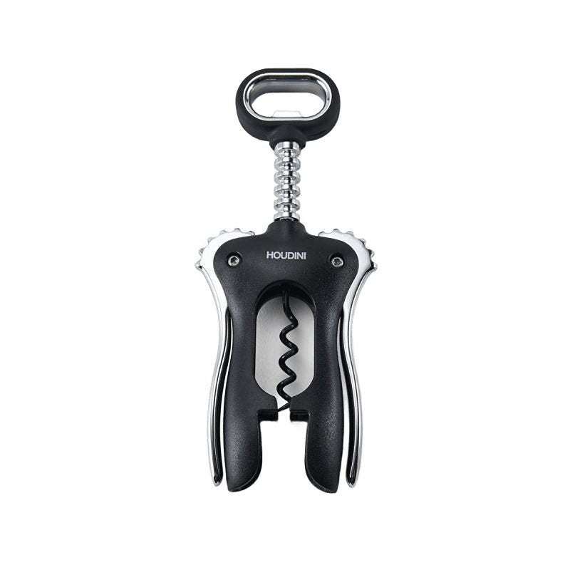 Houdini H1-012901T Wing Corkscrew, Stainless Steel, Black, Pack of 6