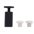 Houdini H3-013001T Vacuum Wine Saver and Preserver with Stopper, Ergonomic Grip Handle, Pack of 6