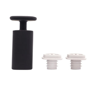 Houdini H3-013001T Vacuum Wine Saver and Preserver with Stopper, Ergonomic Grip Handle, Pack of 6