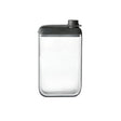 Houdini H4-20538T Flask, Plastic/Silicone, Black/Clear, Pack of 2