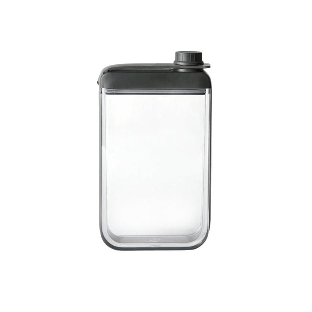 Houdini H4-20538T Flask, Plastic/Silicone, Black/Clear, Pack of 2
