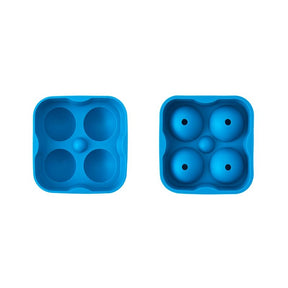 Houdini H9-013501T Ice Sphere Mould, 4-Compartment, Silicon, Blue, Dishwasher Safe: Yes, Pack of 6