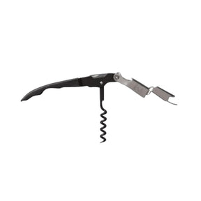 Houdini W5622T 2-Step Corkscrew, Metal/Plastic, Black, Pack of 3