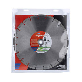 Norton Clipper ValuPlus Series 70184684181 High-Speed Blade, 14 in Dia, 1 to 20 mm Arbor, Segmented Rim