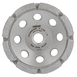 Norton Clipper 70184682555 Classic General-Purpose Cup Wheel, 4 in Dia, 0.21 in Thick, 5/8 in Arbor
