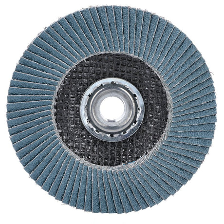 Norton Clipper 70184609164 Flap Disc, 4-1/2 in Dia, 5/8-11 Arbor, 60 Grit, Coarse, Zirconia Alumina Abrasive