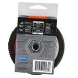 Norton Clipper 70184609164 Flap Disc, 4-1/2 in Dia, 5/8-11 Arbor, 60 Grit, Coarse, Zirconia Alumina Abrasive