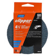 Norton Clipper 70184609164 Flap Disc, 4-1/2 in Dia, 5/8-11 Arbor, 60 Grit, Coarse, Zirconia Alumina Abrasive