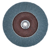 Norton Clipper 70184609167 Flap Disc, 7 in Dia, 5/8-11 Arbor, 60 Grit, Coarse, Zirconia Alumina Abrasive