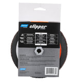 Norton Clipper 70184609167 Flap Disc, 7 in Dia, 5/8-11 Arbor, 60 Grit, Coarse, Zirconia Alumina Abrasive