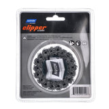 Norton Clipper Classic 70184609149 Wire Cup Brush, 3 in Dia, 5/8-11 Arbor/Shank, Standard Twist Knot Bristle