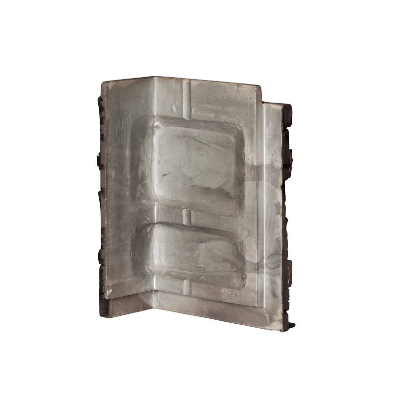 DuraKwik Stone 310ATC Siding Corner, 13 in L, 10 in W, 4 in Thick, Interlocking Edge, Stacked Stone Profile