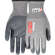 Boss CR3 B35034-L Cut-Resistant Gloves, L, Elastic Cuff, Nitrile Coating, Nylon, Dark Gray