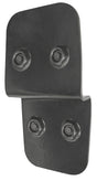 Nuvo Iron P2B7 Post to Beam Support, 6 in H, Steel, Black, Galvanized/Powder-Coated, 2/PK