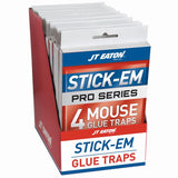 JT Eaton Stick-Em Pro Series Small Glue Trap For Mice 4 pk, Pack of 24