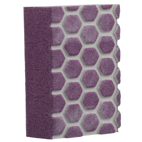 Pro Grade Precision DCDA80-PGP-2T 3-in-1 Sanding Sponge, 2-1/2 in L, 4-1/2 in W, 80 Grit, Coarse