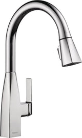 Peerless Xander Series P7919LF-1.0 Pull-Down Kitchen Faucet, 1 gpm, 1-Handle, 1, 3-Faucet Hole, Zinc, Chrome