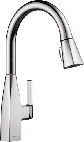 Peerless Xander Series P7919LF-1.0 Pull-Down Kitchen Faucet, 1 gpm, 1-Handle, 1, 3-Faucet Hole, Zinc, Chrome