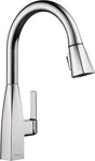 Peerless Xander Series P7919LF-1.0 Pull-Down Kitchen Faucet, 1 gpm, 1-Handle, 1, 3-Faucet Hole, Zinc, Chrome