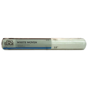 Linzer Pro Edge RC101-18 Roller Cover, 3/8 in Thick Nap, 18 in L, Polypropylene Cover, White