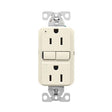 Eaton GF15LA-BX-L Receptacle, 125 V, 15 A, NEMA: 5-15R, GFCI Socket, Back, Side Wiring, Light Almond, Pack of 10
