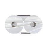 Brawny Tear-A-Square 44573 Paper Towel Roll, 3-Ply, Pack of 12