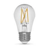 Feit Electric BPA1575927CAFIL/2/RP Filament LED Bulb, A15 Lamp, 75 W Equivalent, E26 Medium Lamp Base, Dimmable, Clear