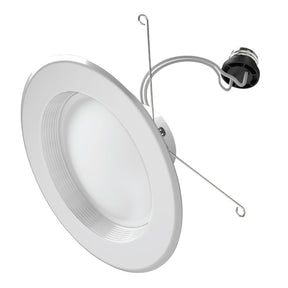 Feit Electric LEDR56B/6WYCA Retrofit LED Downlight, 10.2 W, 120 V, LED Lamp, White
