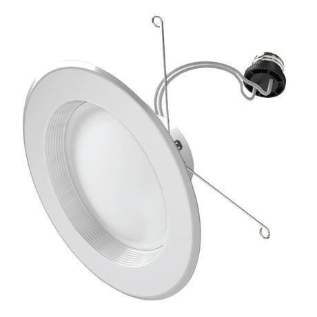 Feit Electric LEDR56B/6WYCA Retrofit LED Downlight, 10.2 W, 120 V, LED Lamp, White