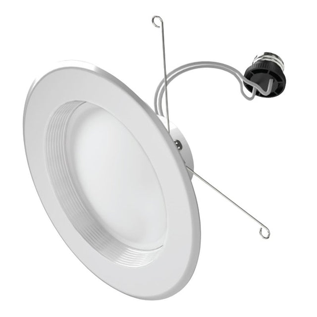 Feit Electric LEDR56B/6WYCA Retrofit LED Downlight, 10.2 W, 120 V, LED Lamp, White