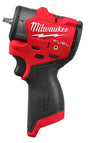 Milwaukee M12 3048-20 Impact Wrench, Tool Only, 12 VDC, 1/4 in Drive, Square Drive, 0 to 4400 ipm IPM